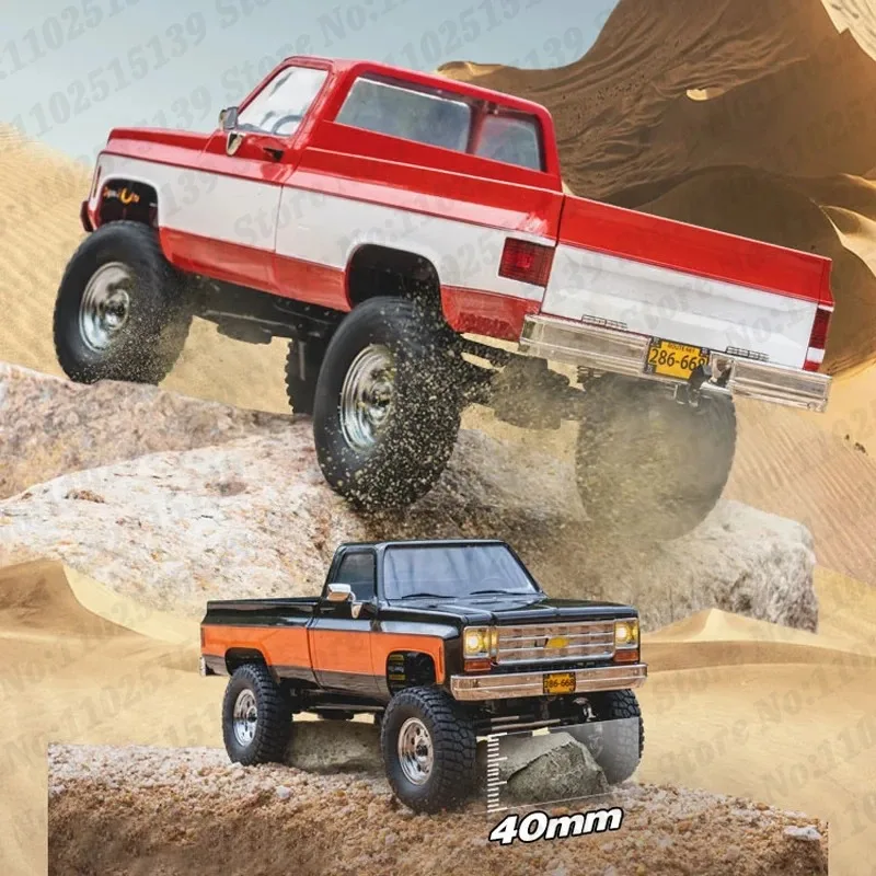 New FMS 1:18 FCX18 K10 1/18 Pickup K-10 RC Remote Control Model Car Simulation Climbing Car Four-wheel Drive Toys Model