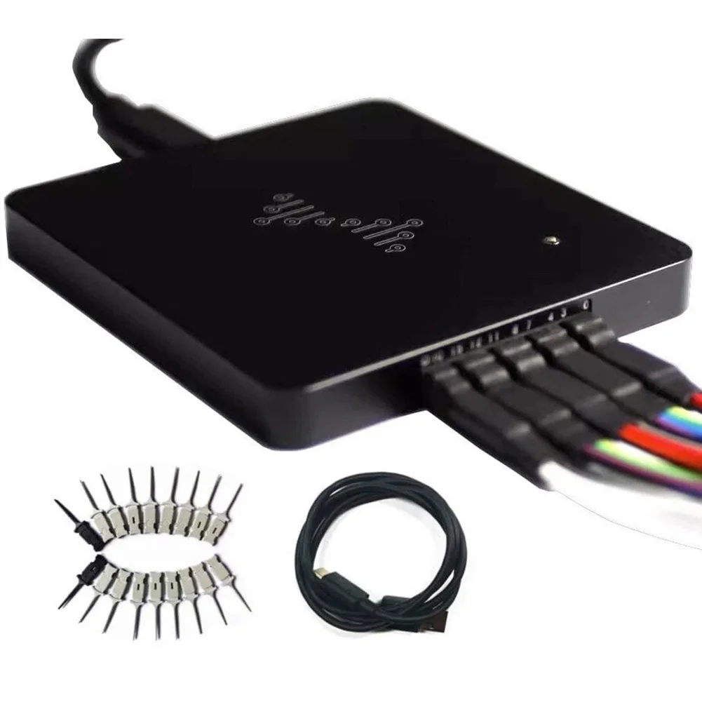 1set USB Logic Analyzer 16 Channels Dual-mode 400MHz Sampling Rate 16G Sampling Depth Logic Analyzer For Protocol Decoders