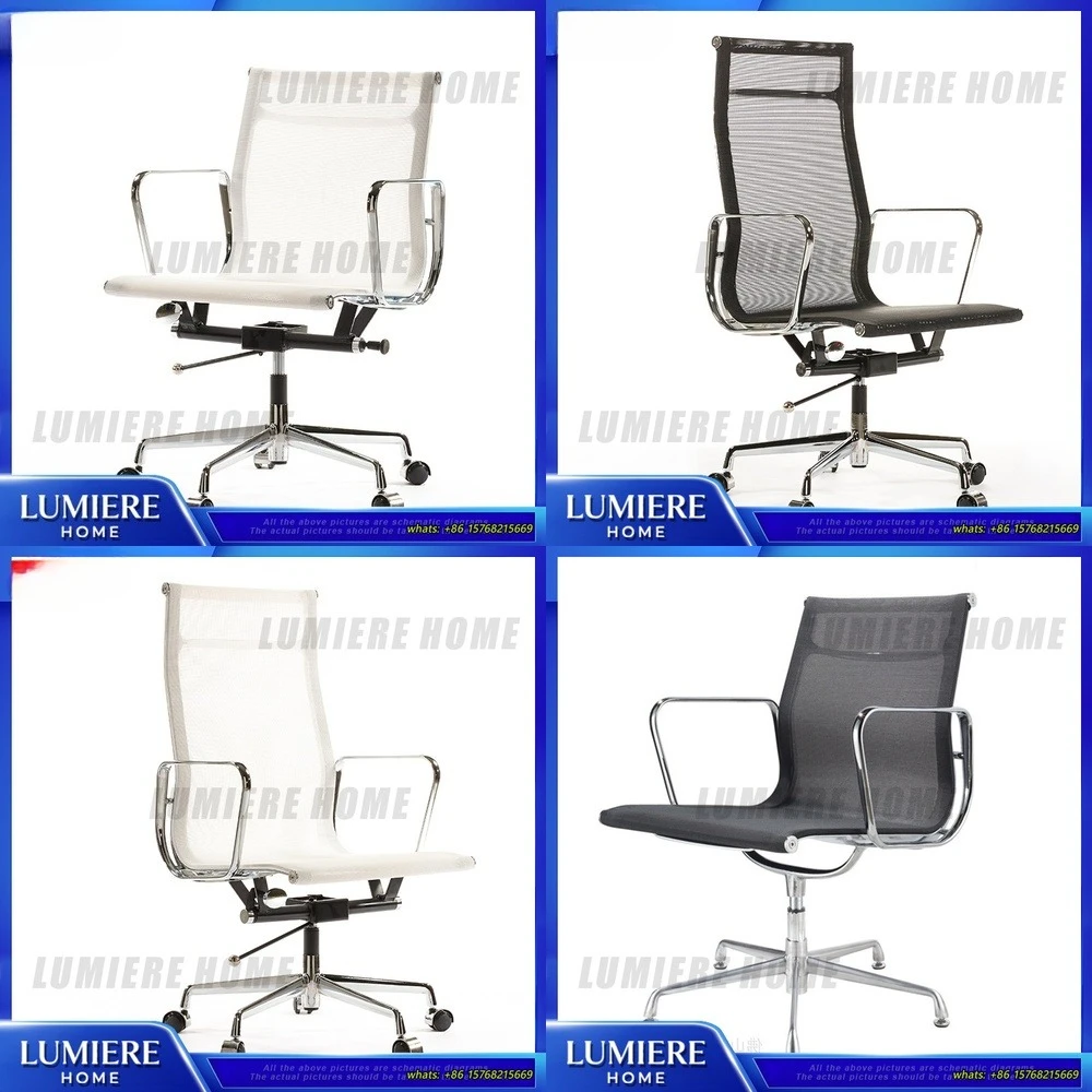 

Офисное кресло для руководителя, эргономичное сетчатое вращающееся рабочее кресло с высокой спинкой и поясничной поддержкой, регулируемая высота, дышащий компьютер