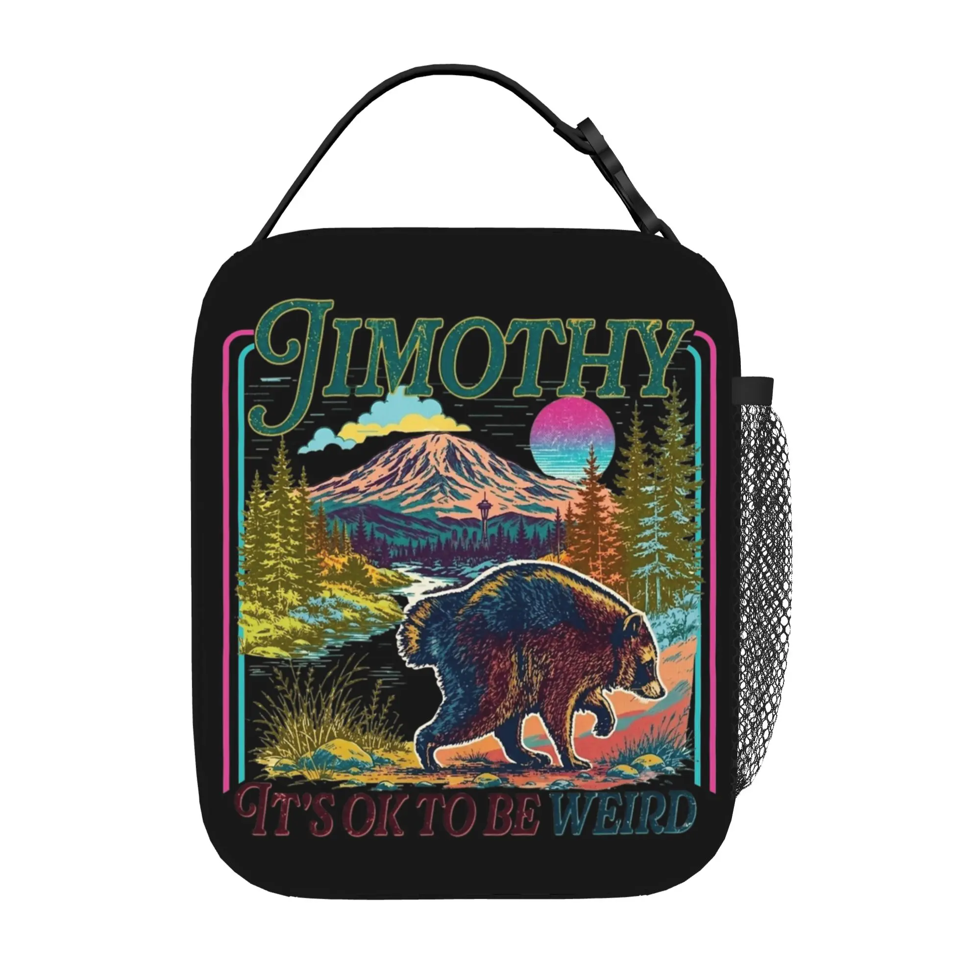 Jimothy It's Okay to Be Weird Thermal Insulated Lunch Bags for Travel  Portable Food Bag Container Thermal Cooler Lunch Boxes
