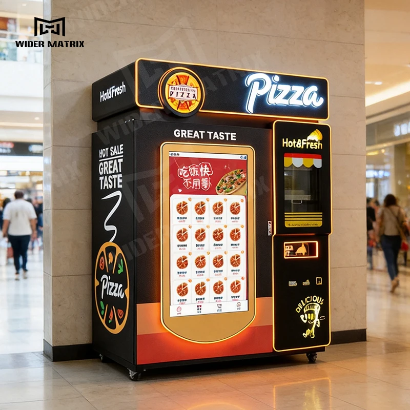 Picture 7: Customized Smart Touch Screen Pizza Vending Machine Commercial Fully Automatic Outdoor Hot Fresh Fast Food Self Service