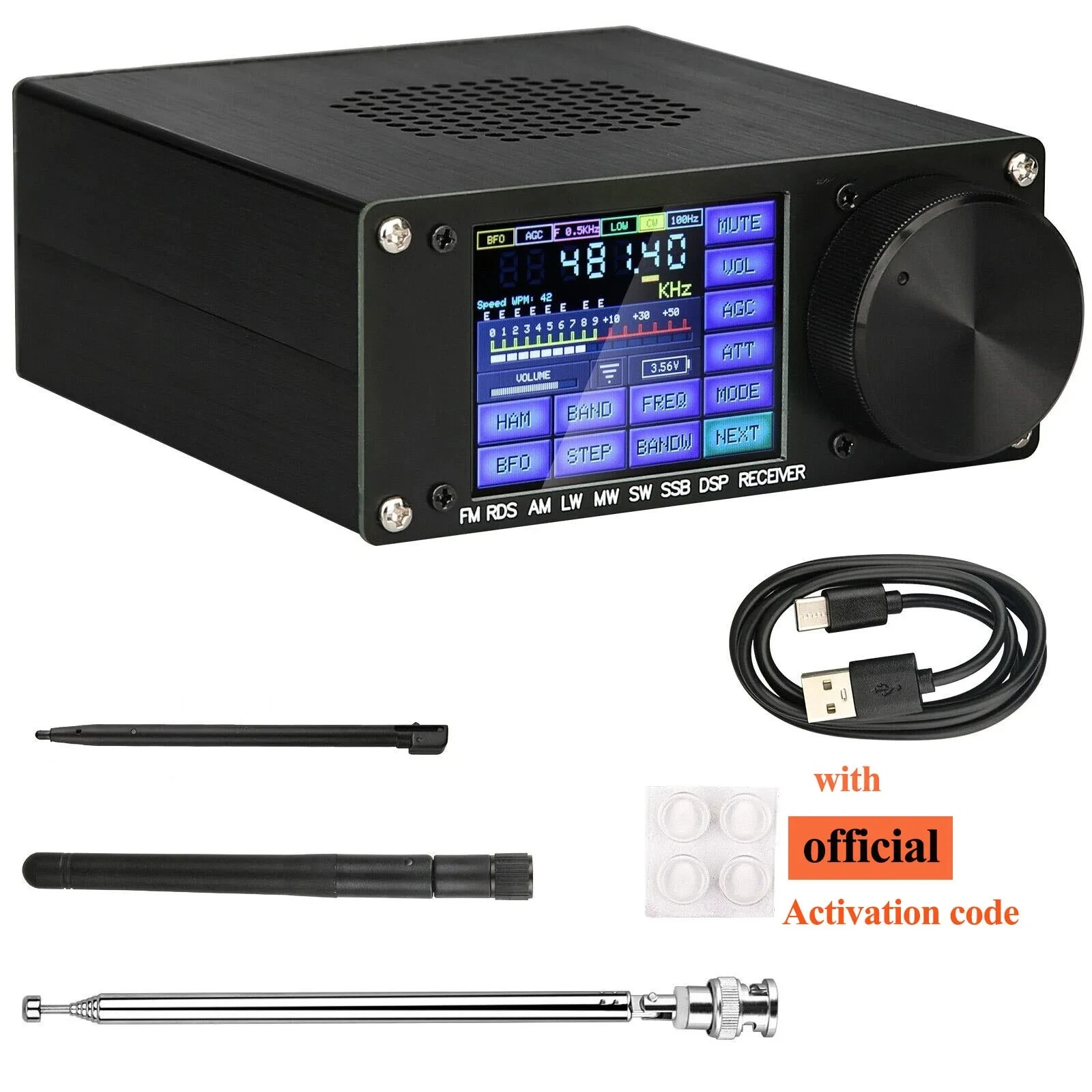 HamGeek ATS25max Si4732 DSP Full Band Radio Receiver Official w/ Activation Code