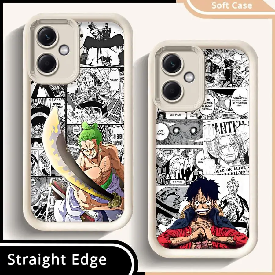 Funda de teléfono suave para Xiaomi Redmi Note 11s 12s 13 14 Pro Plus 10 11 12 Pro One Piece Comic ZORO