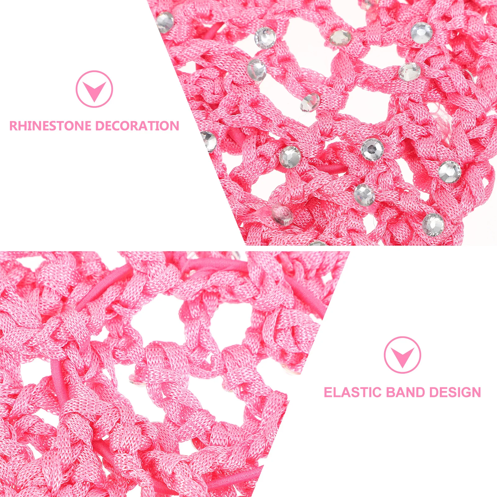 

9 шт., чехол для булочки со стразами для женщин и девочек, сетка для волос премиум-класса, прочный, компактный, легкий снуд для ежедневного использования, инструмент для укладки, уход за волосами