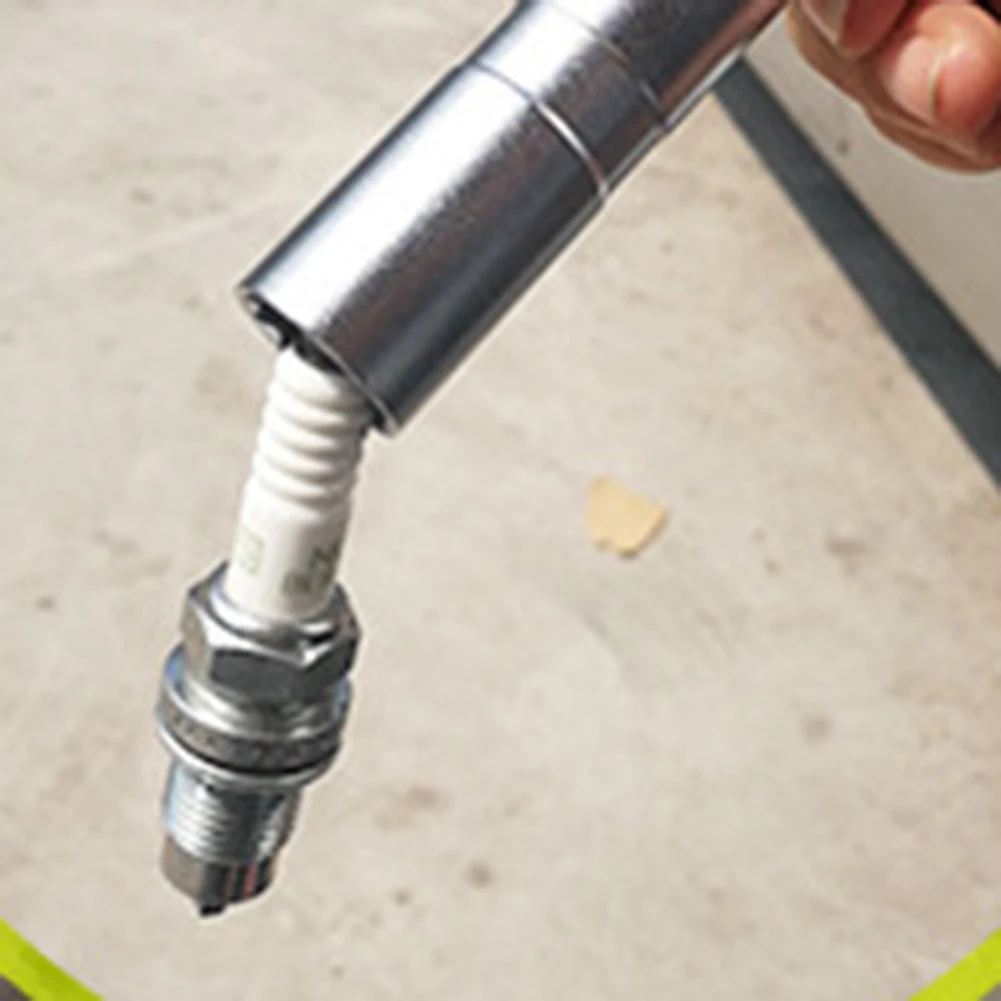 

16 мм магнитный искровой торцевой ключ, гибкая тонкостенная 12 угловая хромованадиевая сталь для доступа к автомобильным и мотоциклетным инструментом