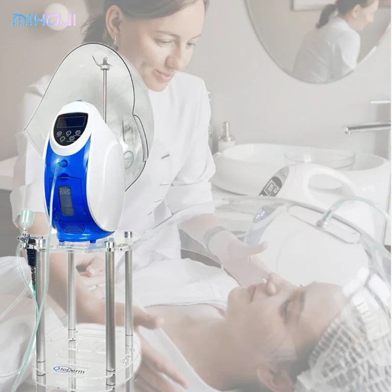 O2 oxygen Facial Machine  Oxgen Jet Peel Dome Masks Oxygen Facial Machine