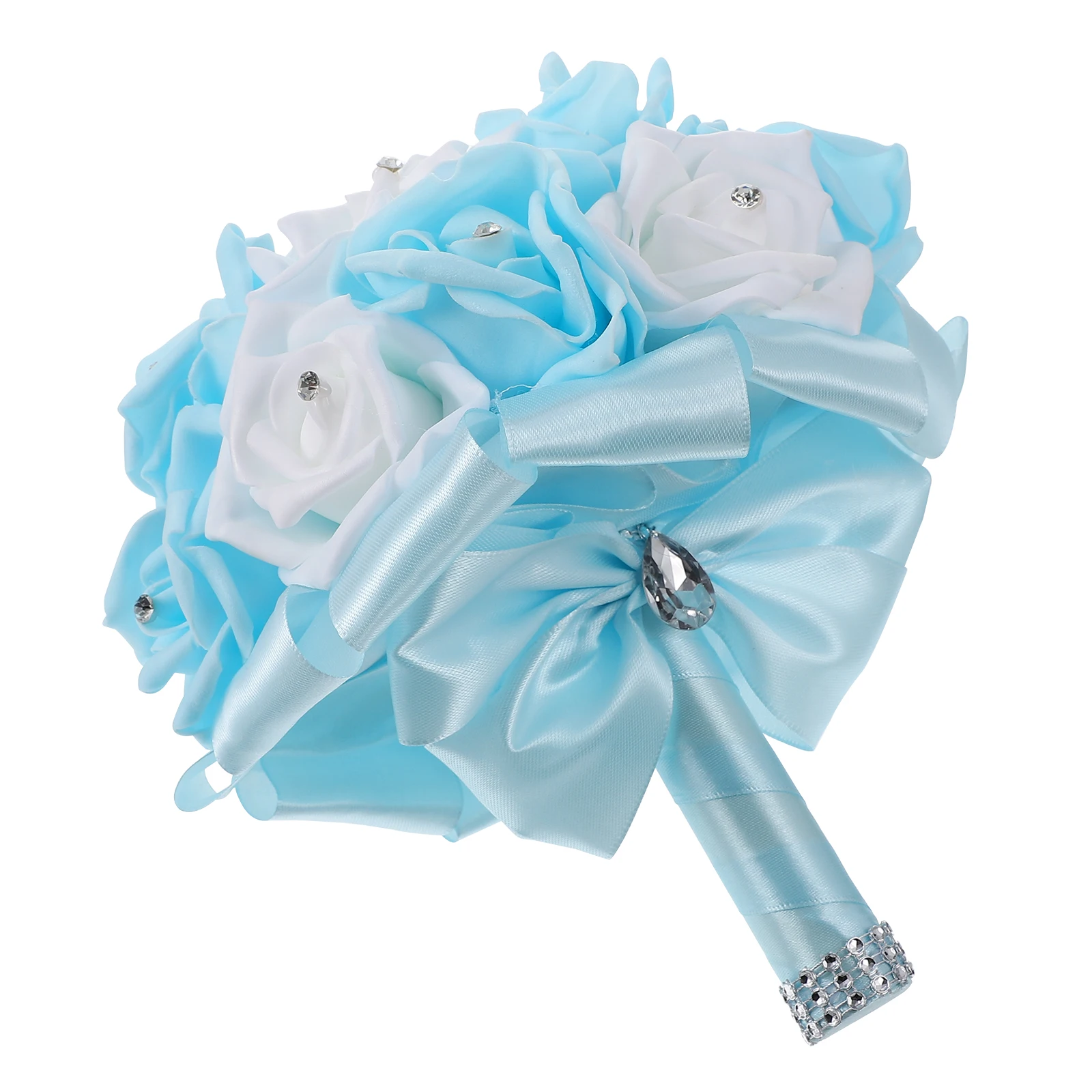 

Artificial Holding Flowers 1 Bouquet PE Material Wedding Bridesmaid Rose Bridal Elegant Sweetness