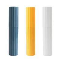 Toothbrush Holder 3 Pcs PP Material Toothpaste Travel ganizer Portable Storage Container Small Case Outdoor Use