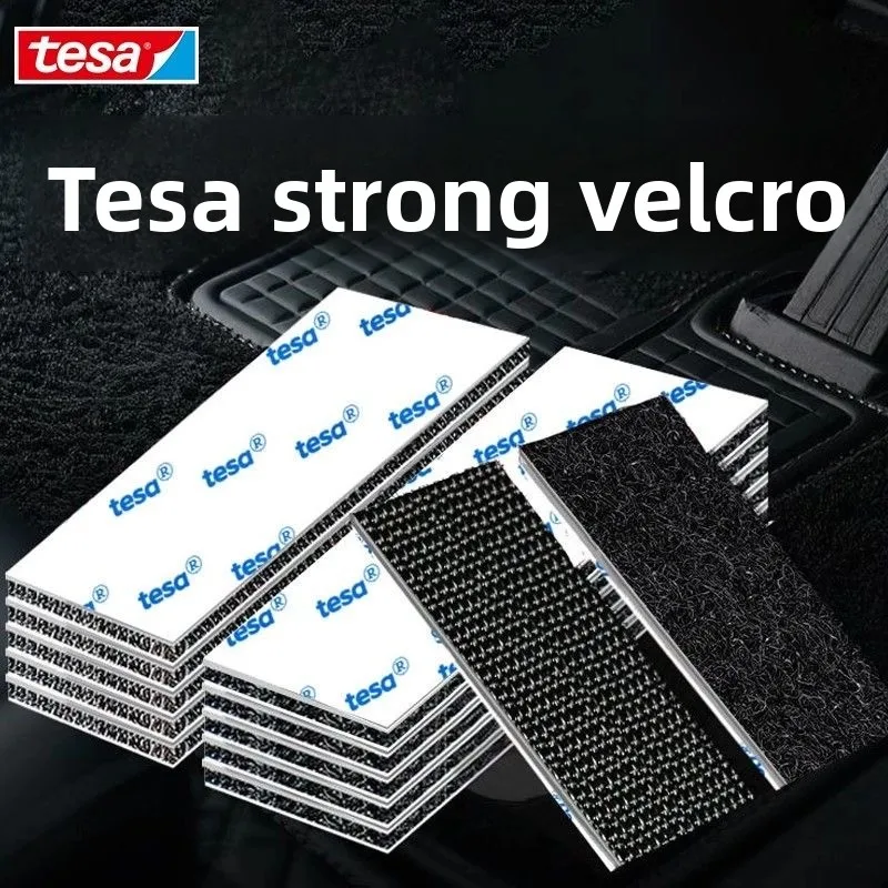 Alfombrillas para coche con cierre de velcro de adhesivo fuerte Tesa, resistentes a altas temperaturas, de alta viscosidad, adhesivo de doble cara