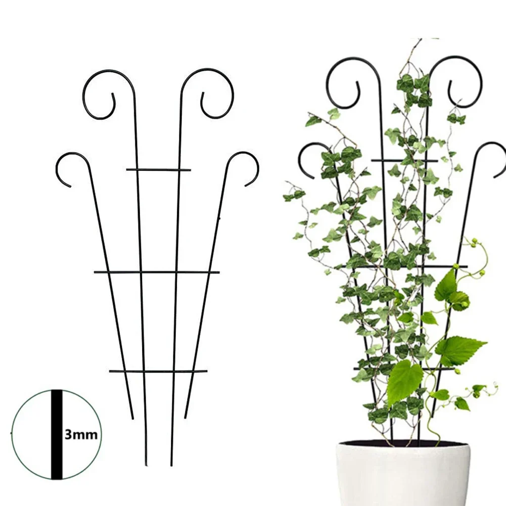 Green Plant Climbing Frame Pergola Plant Climbing Support Garden Climbing Flower Rack Cage For Single Stem Flower Plants