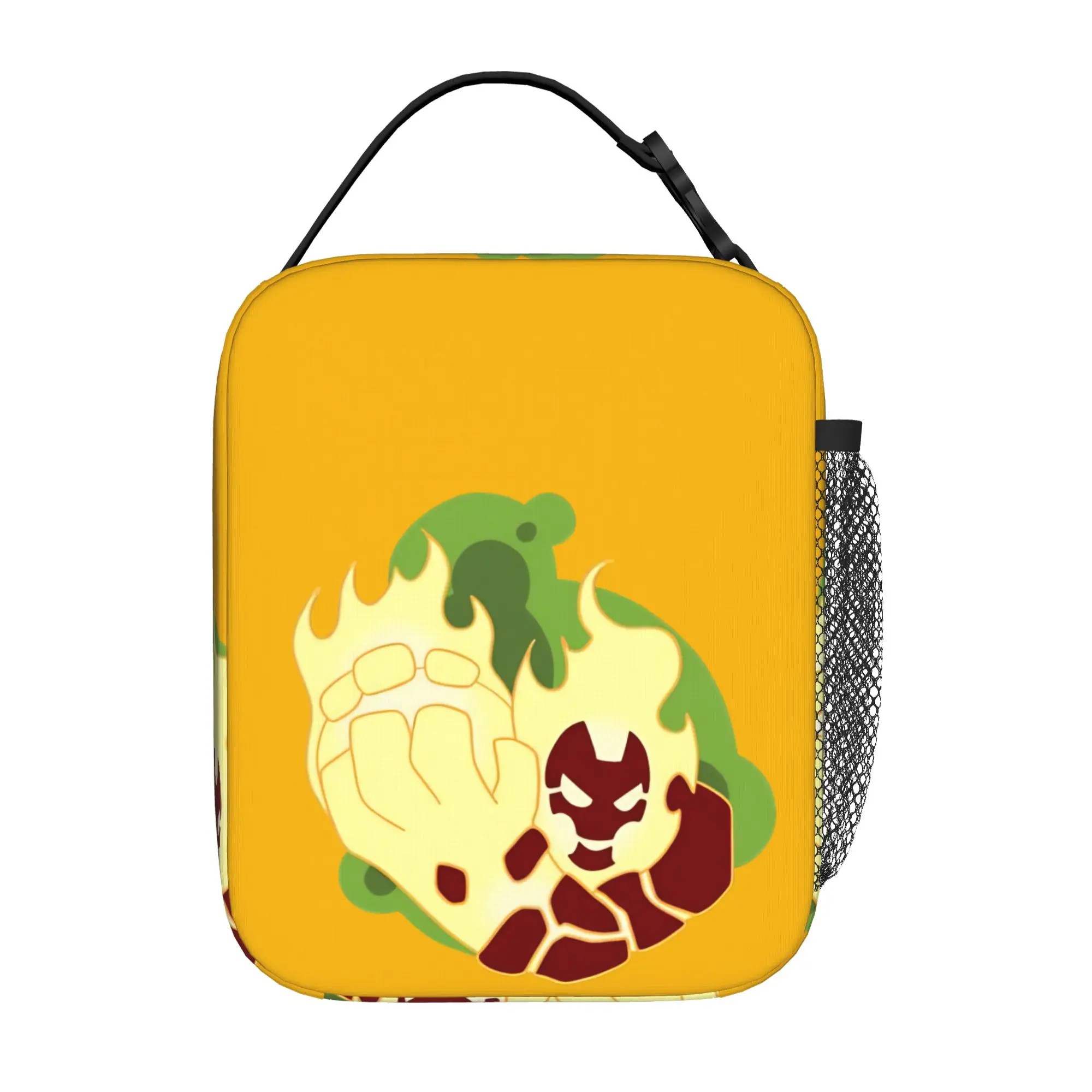 Back to school season  Snack Bag Heatblast Icon Kawaii Good Quality Daily Food Organizer Lunch Bag