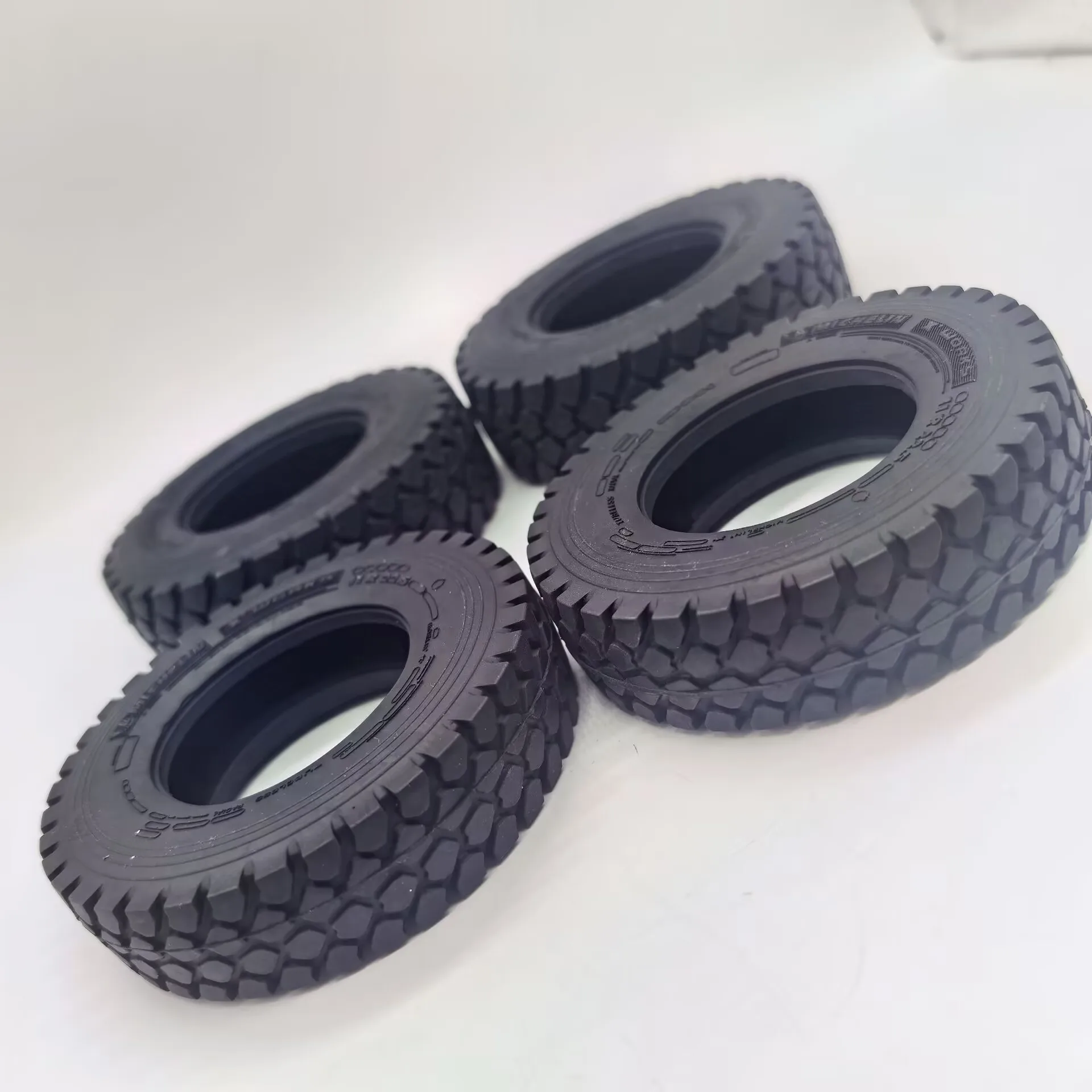Modèle JUWUBA pour pneus de tête de tracteur TAMIYA pneus de Simulation de camion de boue pneus de gravier XZ-L tout Terrain