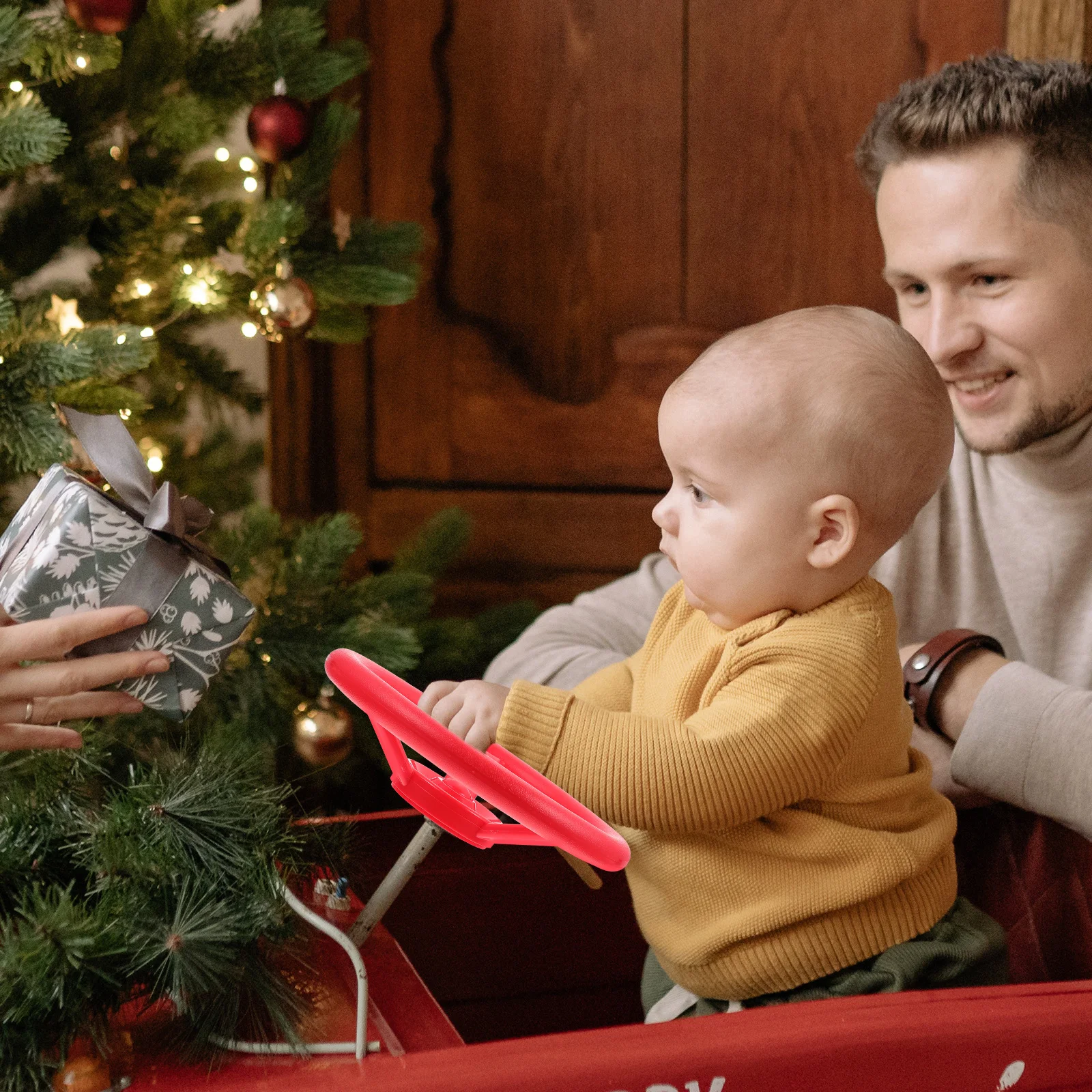 Large Round Swing Disk Durable Plastic Seat Recreation Swing Plates for Kids Playgrounds Tree Houses Easy Grip Long Lasting