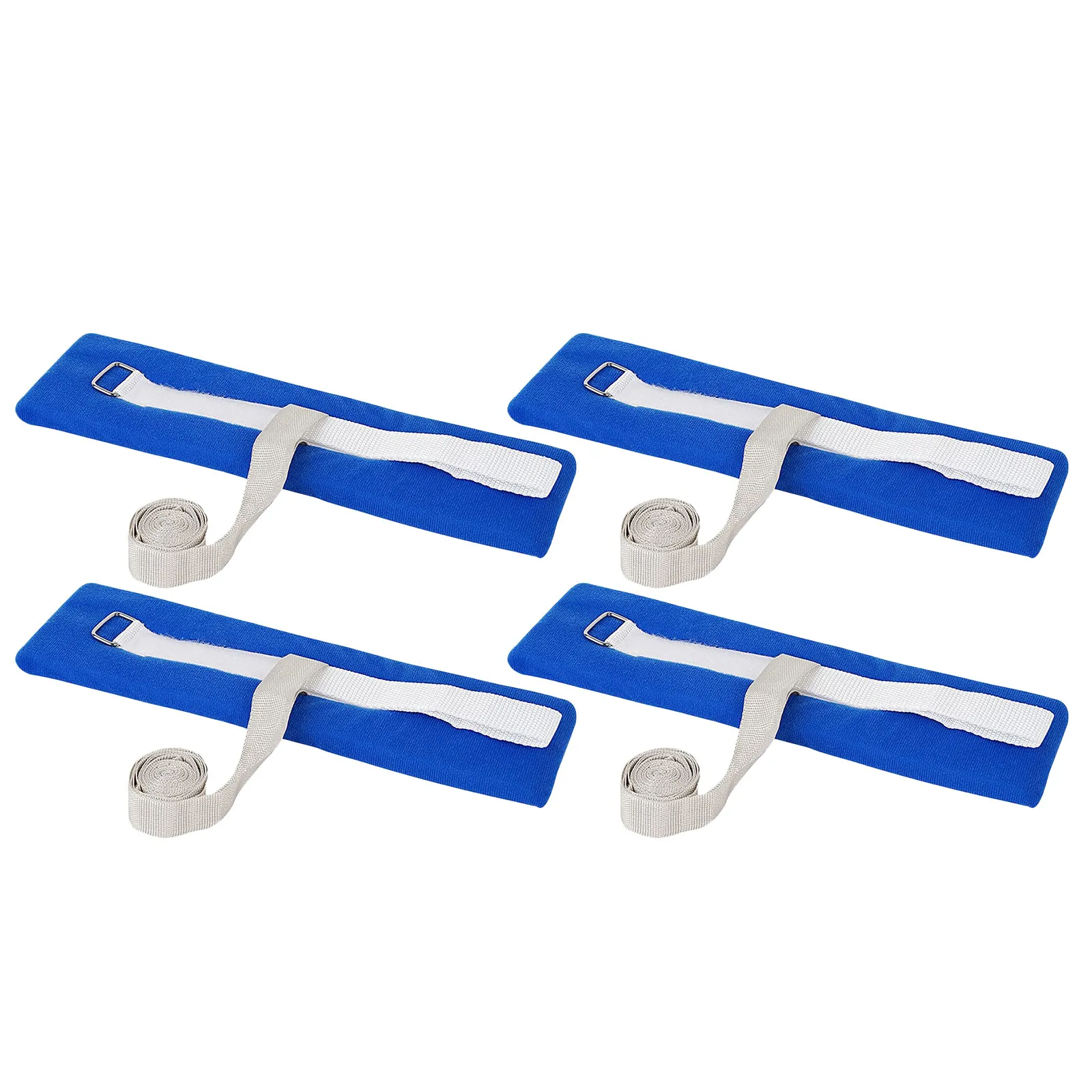 4Pcs Adjustable Patient Bed Rails Wrist Hand Leg Straps Bed Constraints Fall Prevention Nursing Accessory Comfortable