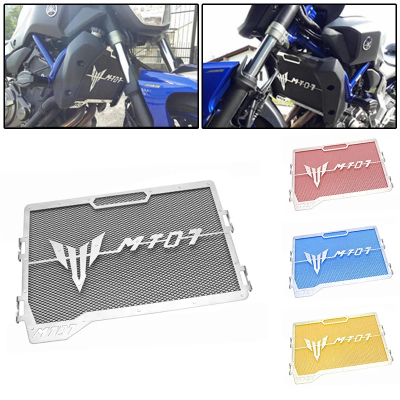 

For Yamaha MT 07 MT07 Radiator Guard Grill Cover 2022 - 2014 2021 2020 2019 2018 2017 2016 2015 Mesh Stainless Steel