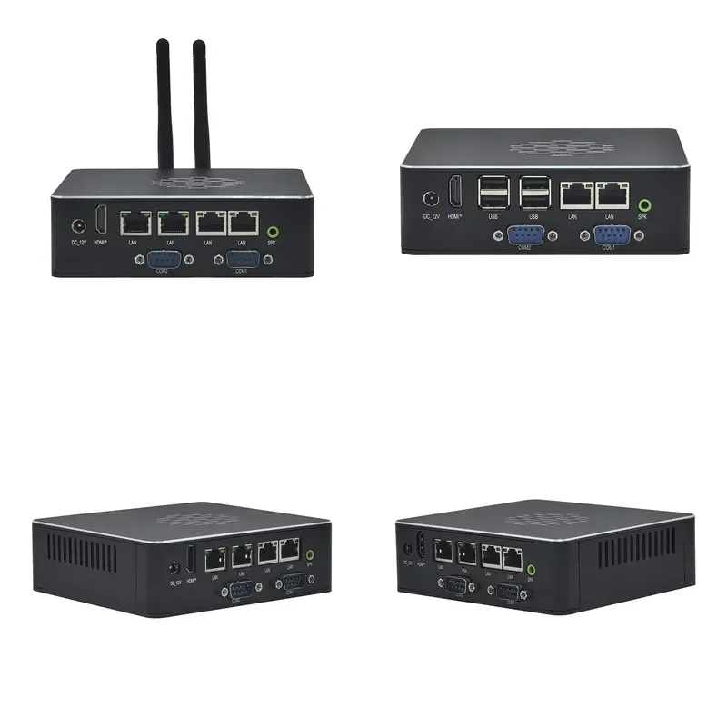 Cheaper Brand New N6E J6412 Compact Mini PC 2.5G Network 2/3/4*Network Only Supports 4K Display NANO PC