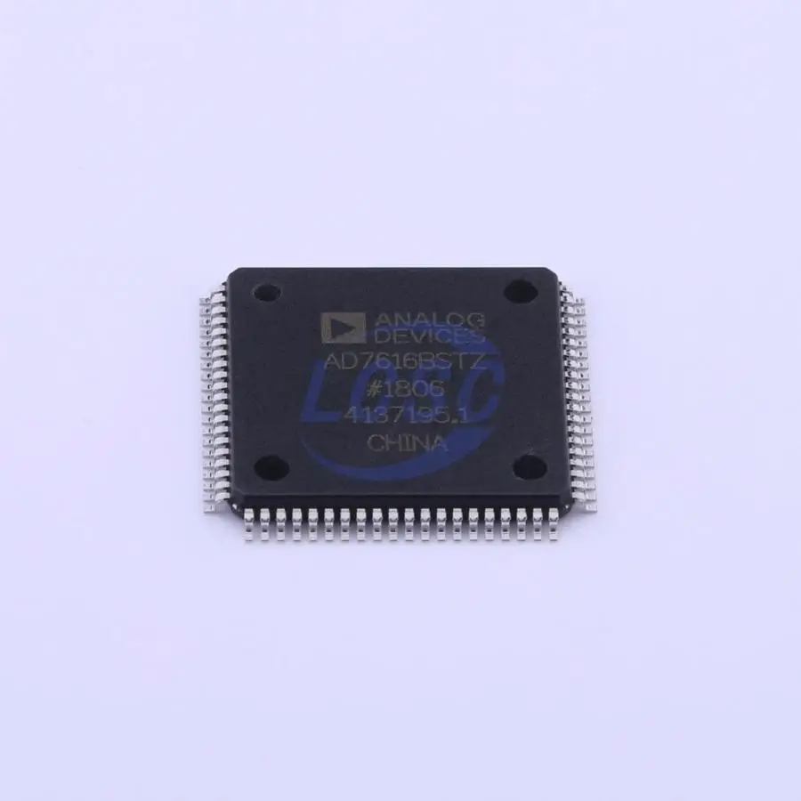 10 Pieces/Lot Original AD7616BSTZ Chip 16-Bit 4.75V~5.25V 1MHz LQFP-80 Analog To Digital Converters Integrated Circuit AD7616BST