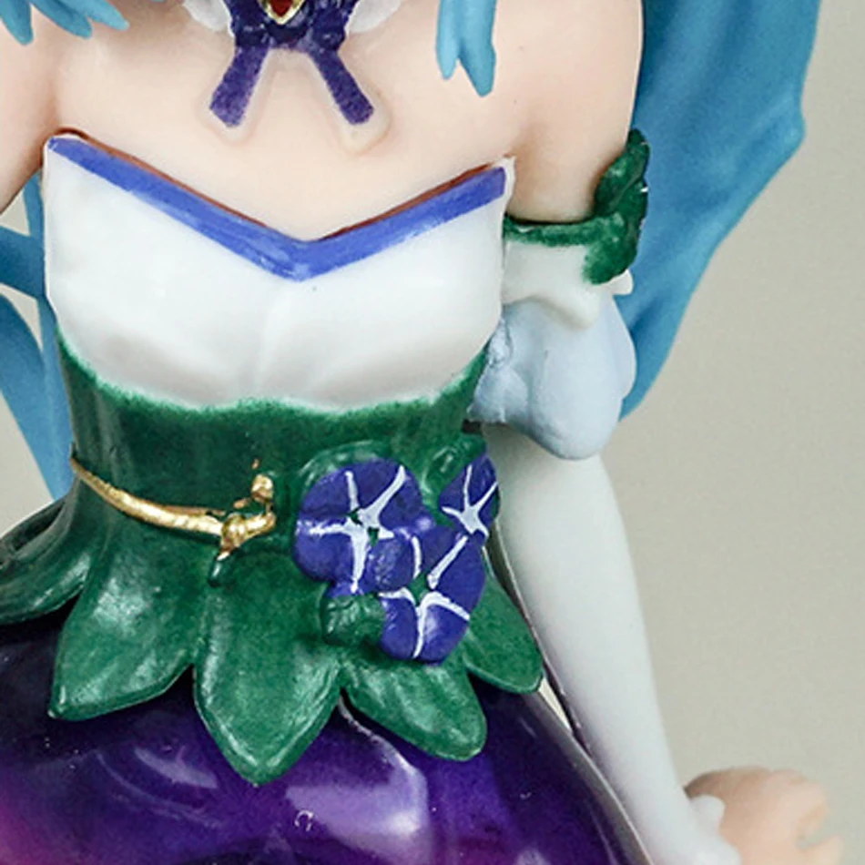 Figurka Anime Hatsune Miku 13 cm, Stopery do Nudli, Figurka Akcji Wróżki z Kwiatami Miku, Model Kolekcjonerski z PVC, Ozdoba, Zabawki, Prezent na Urodziny