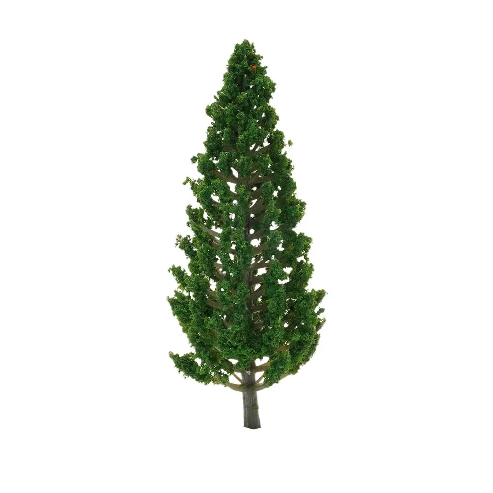 Useful Practical Complete Trees Pine Tree Fine Hole Sand Table 11CM Green Plastic Railway SL-16059 Trees 10pcs