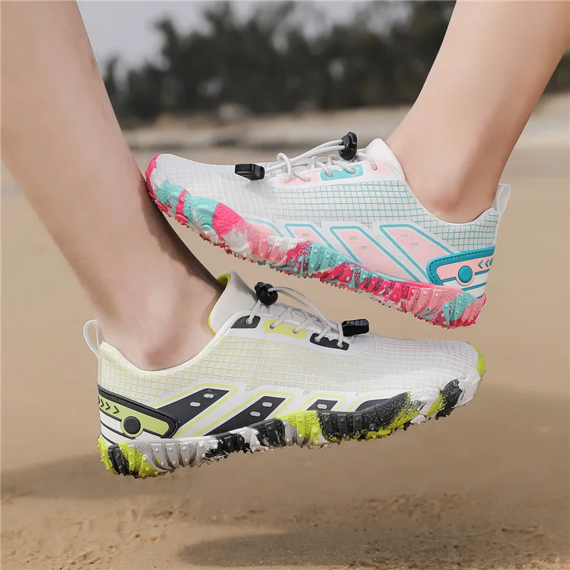 New Fashion Orange Barefoot Shoes Man Non-slip Quick-drying Swimming Sneakers Unisex Beach Water Shoes Big Size 46 Sneakers Men