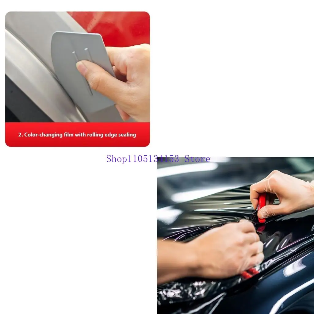 hg89 Ergonomic Heavy Duty Automotive Film Installation Tool Arc Shaped Blade For Smooth Application Ergonomic Professional