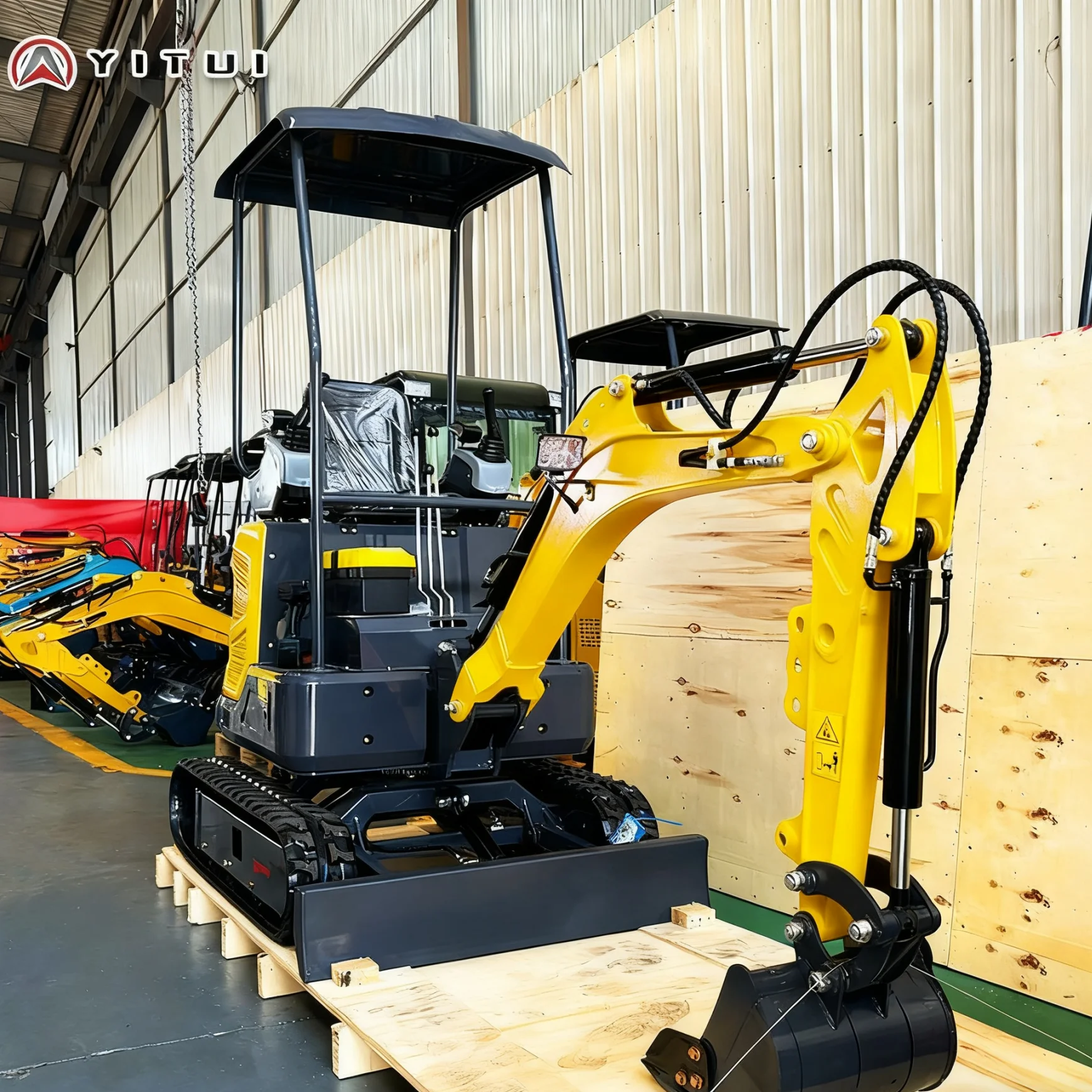 حفارة صغيرة محرك ديزل 2.0 طن متعدد الوظائف لتجديد المنزل والحديقة ومشاريع البناء الصغيرة حسب الطلب #4