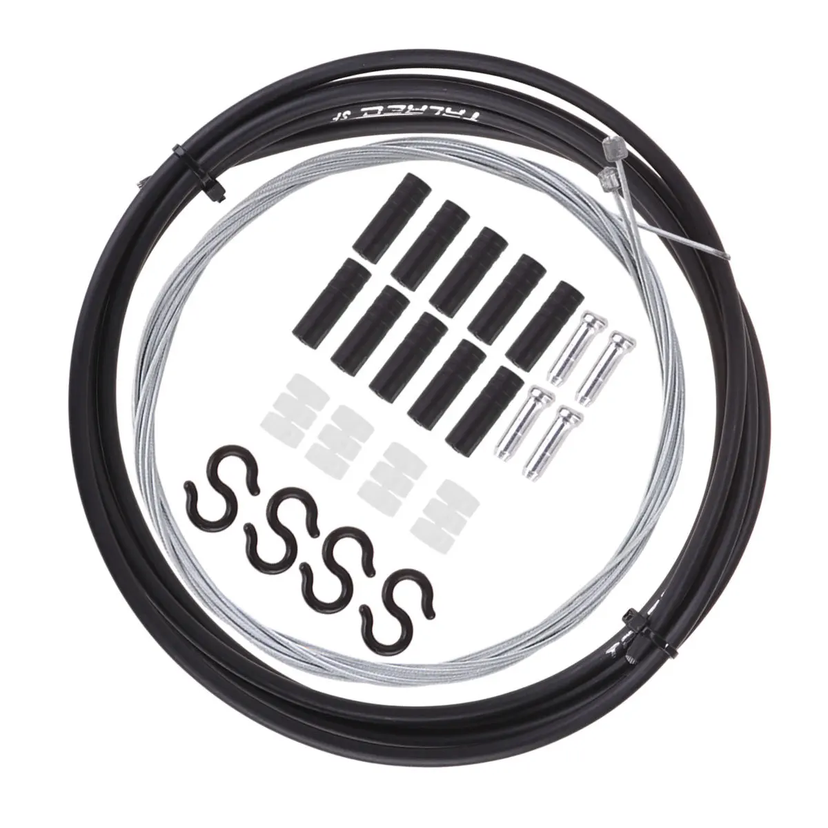 

1 set 1 Set Bicycle Shifting Brake Cable Kit For Mountain Road Bike Durable Replacement Line Derailleur Wire Brake Line Cycling