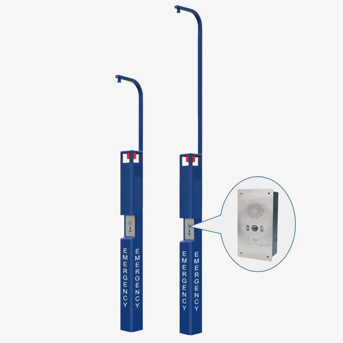 Citofono di emergenza per campus Smart Pole per la sicurezza pubblica Cassetta di chiamata di emergenza per aiutare l'autostrada del telefono di emergenza