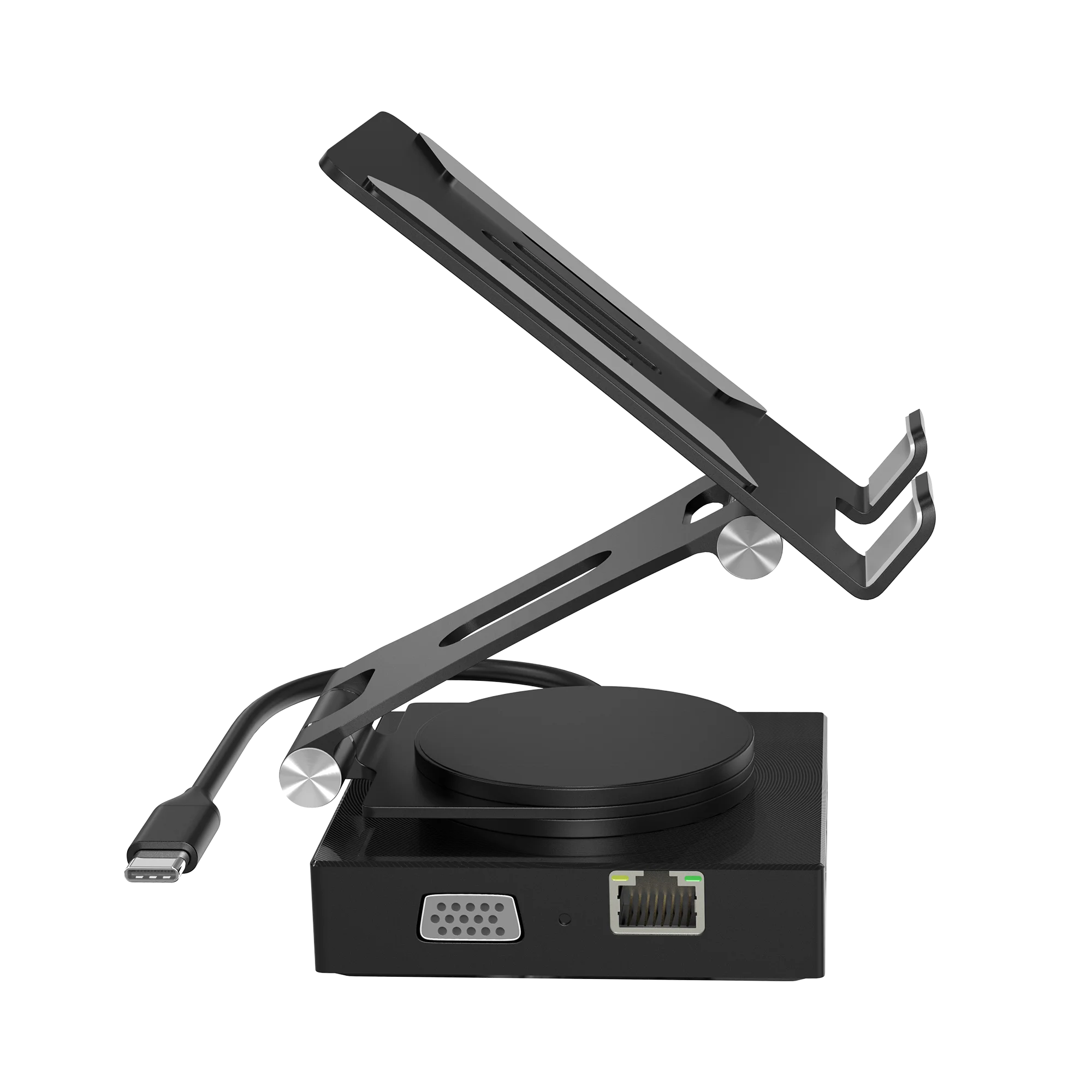 10 in 1 Stand Docking Station Adjust Foldable Multiport Usb c to Hubs USB3.0 4K HD Adapt for Ipad/phone Holder Type c Hub