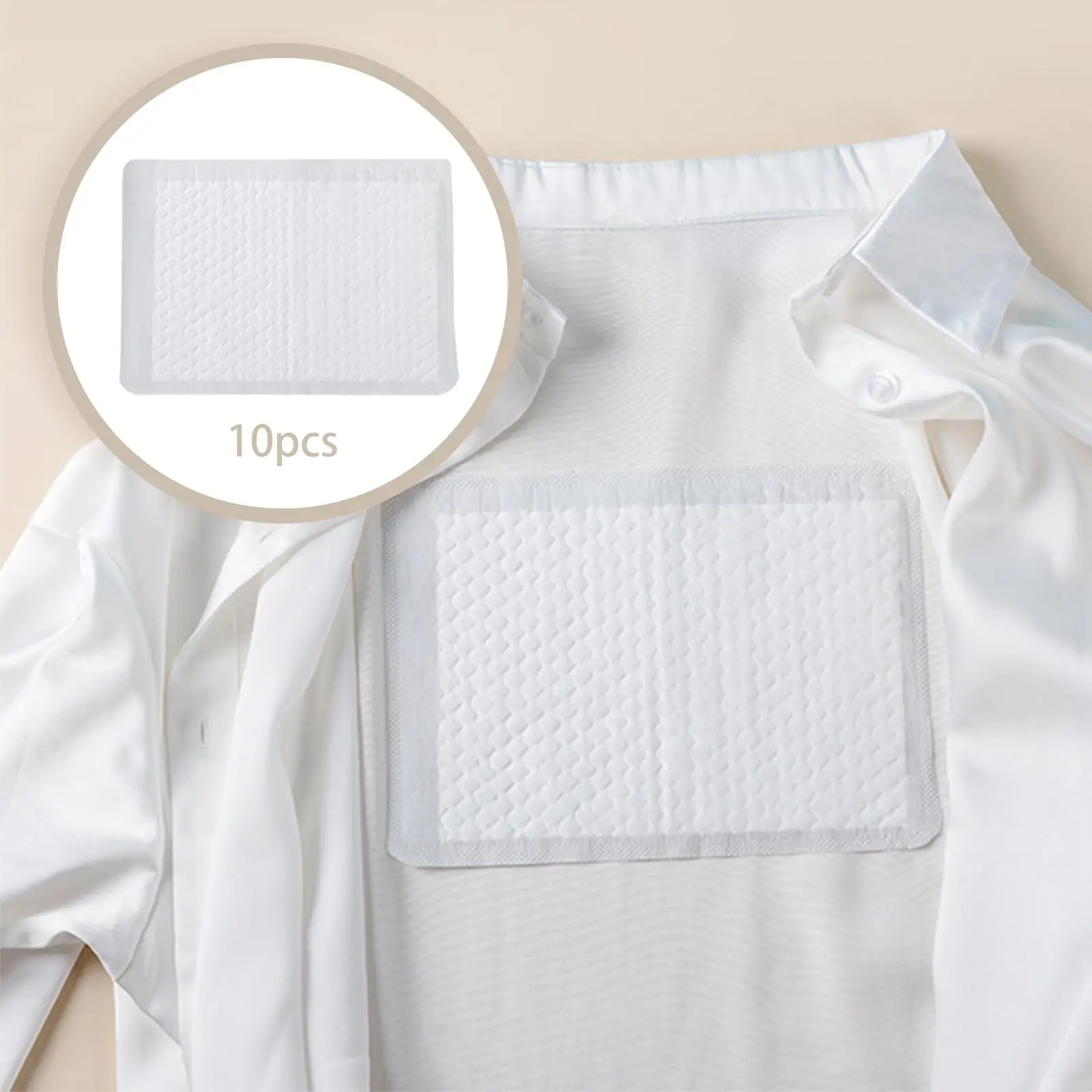 

10 штук премиальных впитывающих самоклеящихся наклеек от пота для рубашек и платьев