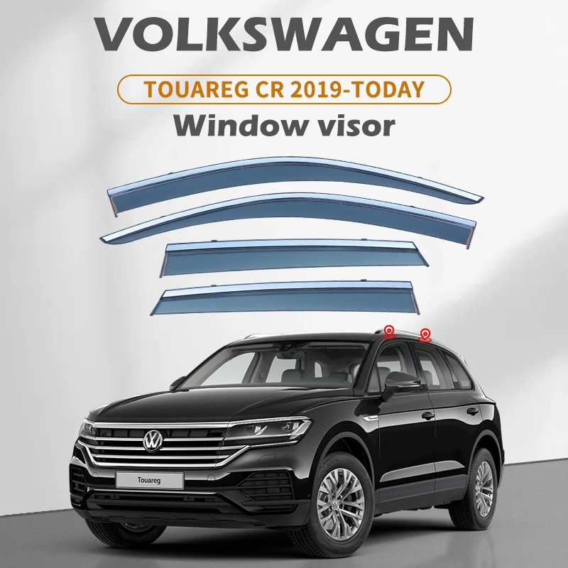 

Window Visor For Volkswagen Touareg 7L 7P CR 2004-Today Auto Door Visor Weathershields Window Protectors