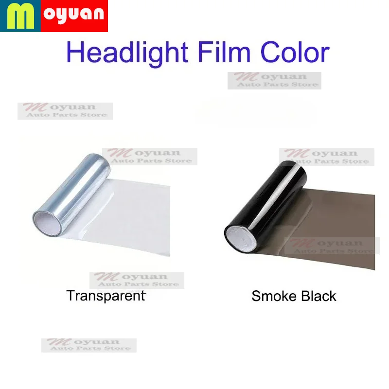 For BMW 7 Series G70 M Sport 2023 2024 Car Headlight Protective Car Film Transparent Black TPU Exterior Sticker Car Accessories
