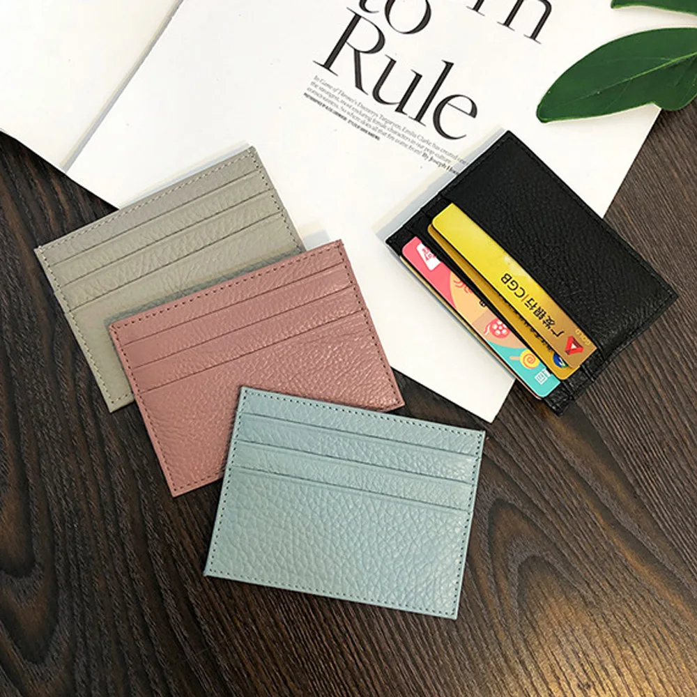 Kreditkartenetui aus Leder, individueller Initialenhalter, personalisierte Initiale, schlanke Geldbörse, Monogramm, Namensbrieftasche, Kartenhalter, DIY, Weihnachten – Detail 11