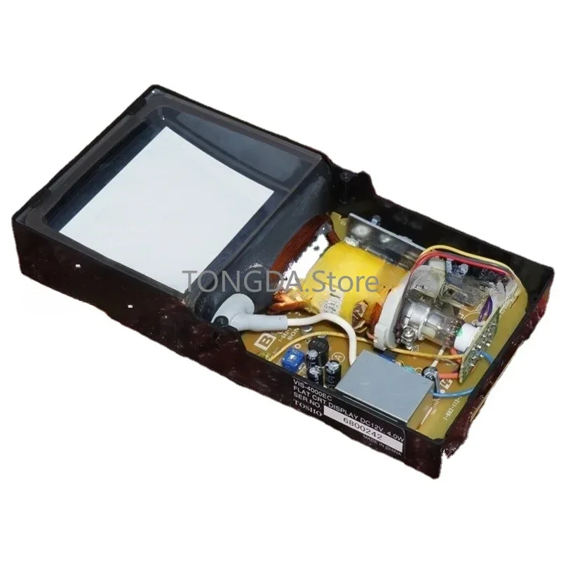 Mini 4 Inch CRT Black and White Monitor Supports Video Input 12V4W 4 Inch Electronic Picture Tube