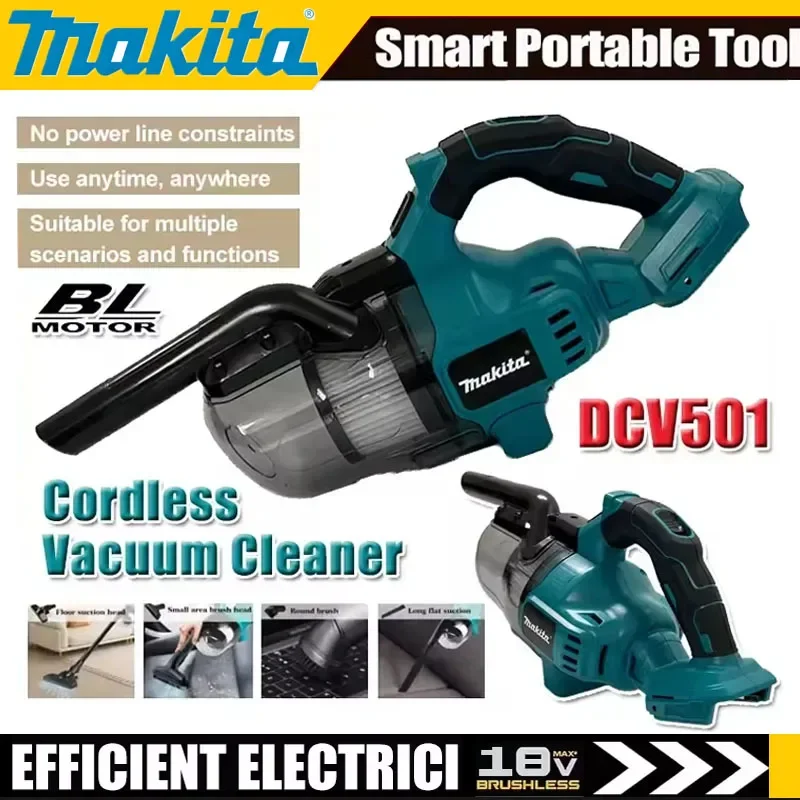 

Беспроводной ручной пылесос Makita DCV501, портативный, бесщеточный, для автомобиля и дома, подходит для уборки в салоне авто