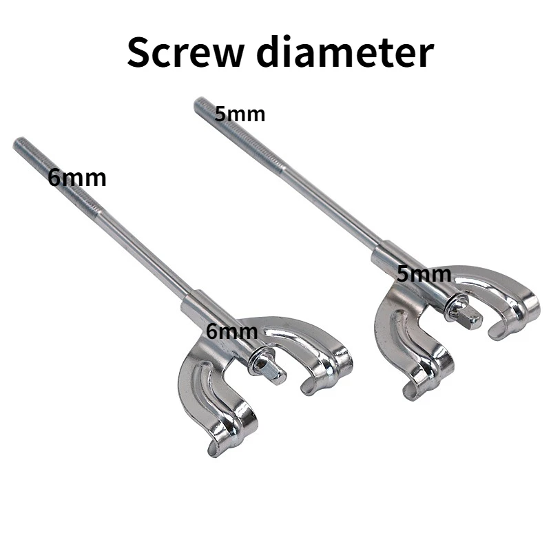 1Pcs Drum Saddle Clip, Silver Hook, Drum Claw, Screw Accessories, 100mm,