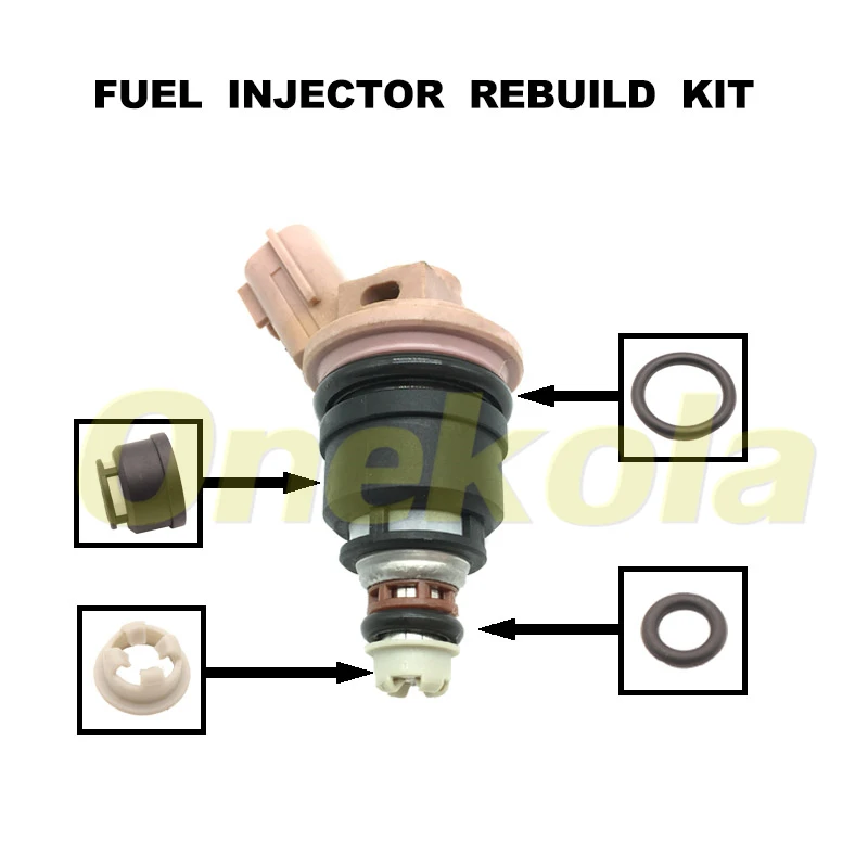 Fuel Injector Repair Kits for Nissan Maxima A32 VQ20DE OEM 16600-35U01 A46-F13