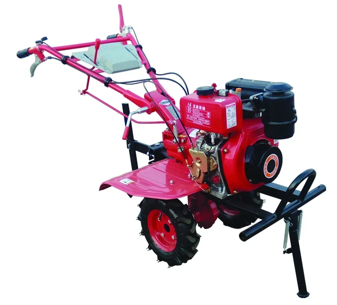 New Multi-function micro-tiller soil ripper small    rotary tillage tiller orchard ditching weeding   hine cultivator