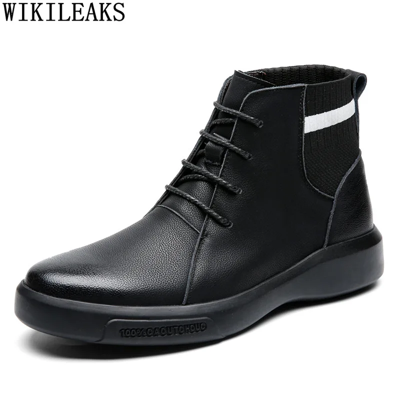 Luxury Black Boots Fashion Ankle Boots Casual Shoes for Men Boots for Men Male Botines Zapatillas Hombre Chaussure Homme Botas