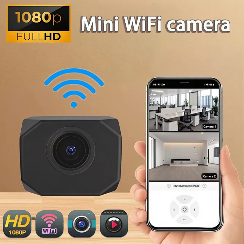4K HD WiFi Security Camera for Home Mini Smart Indoor IP Surveillance with APP Remote Monitoring Portable Design 2026 NEW
