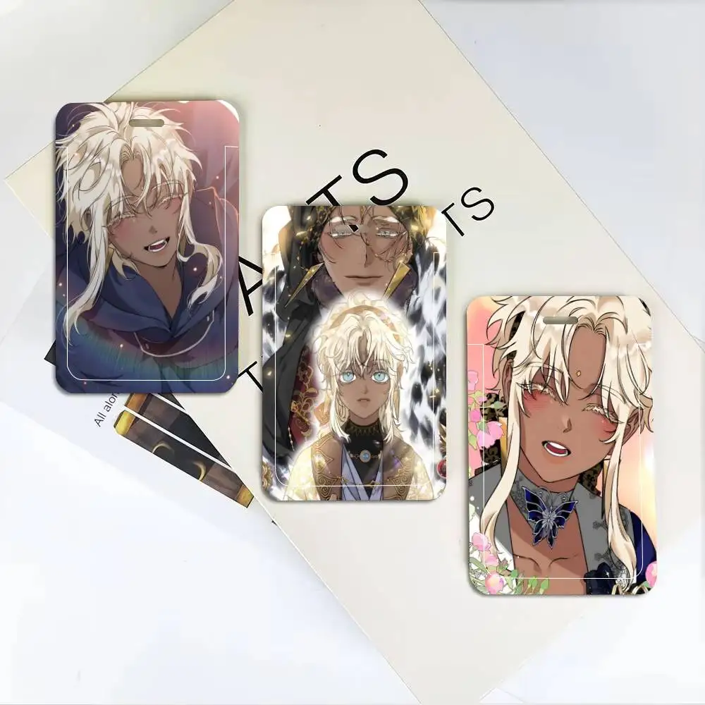 The Road Of White Night ID Card Holder Neck Strap Pendant Door Badge Holder Lanyards Keychain Work Credential