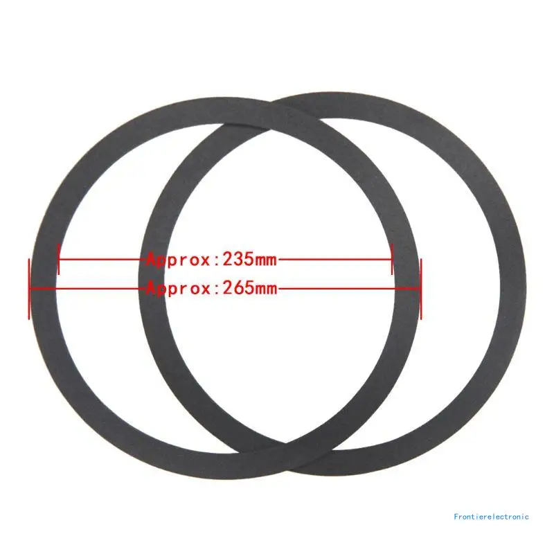 Speaker Rubber Edge Ring Loudspeaker Woofer Repair Side Surround Circle Replacement Part 1/2/3/4/5/6/7/8/9/10/11/12 DropShipping