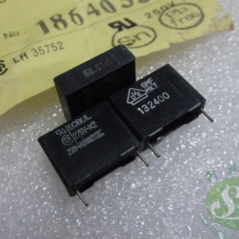 20PCS ECQUL 0.01uf/275vAC 10nf 103 새로운 12mm 필름 커패시터