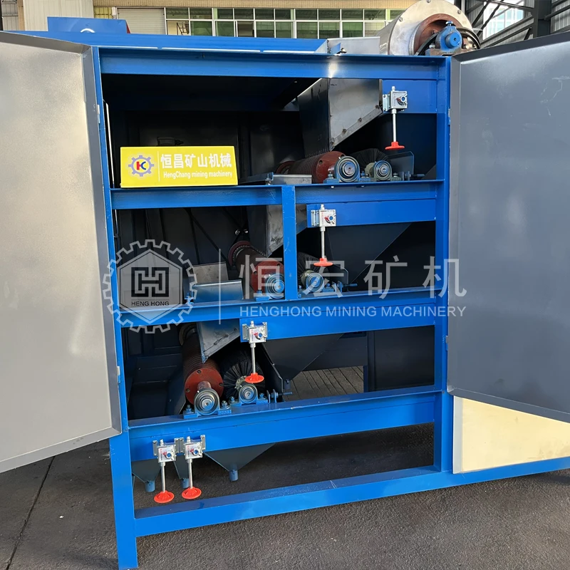 Separatore elettrostatico del rullo di sabbia di silice del separatore magnetico del rullo di minerale di stagno di ferro monazite ad alta tensione