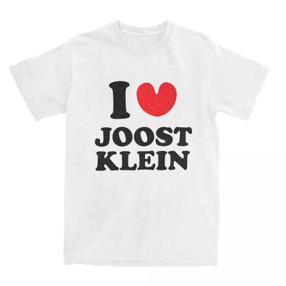 I Love Joost Klein Essential T-Shirt T-Shirt for Men Funny Fashion Cotton Tees Round Collar Short Sleeve T Shirt Printed Clothes