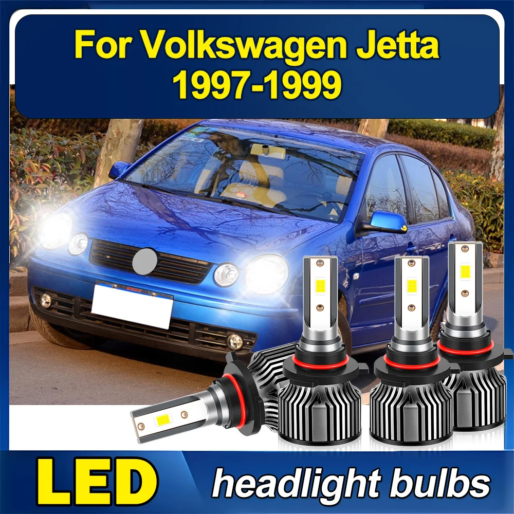 

3570 CSP 6500K white LED Headlight Kit 9005 9006 High/Low Lamp Bulb Super Bright Headlamps For Volkswagen Jetta 1997-1999