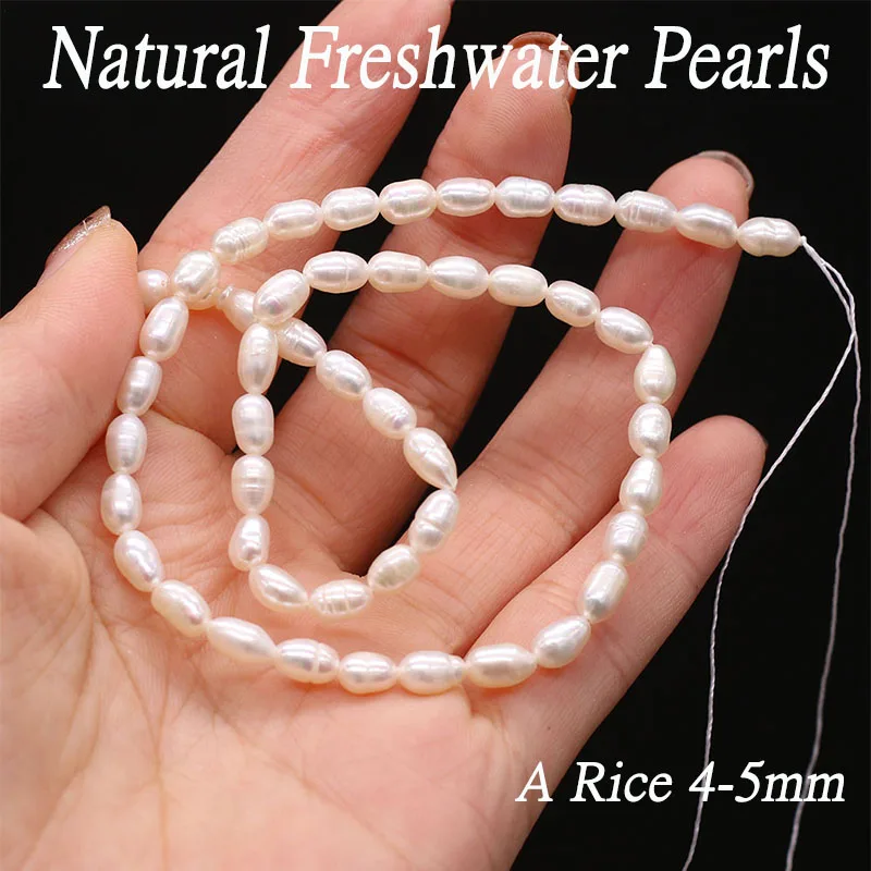 

4-5mm Natural Zhuji Freshwater Culture Pearl Beads Grade A Loose Bead for Jewelry Making Diy Necklace Bracelet Accessoires