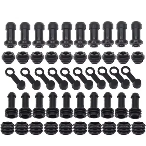 10/5/2 세트 오토바이 스쿠터 브레이크 상부 하부 펌프 캘리퍼스 충격 흡수 슬리브 먼지 커버 디스크 방수 고무 캡