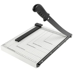 Safe Paper Cutter Slid-Proof Paper Trimmer Versatile Paper Cutter Stable Paper Trimmer for Office Craft or Pictures