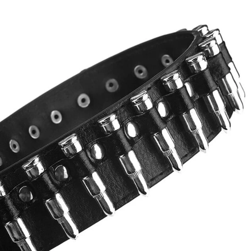 Ceinture en cuir pour homme et femme, accessoire de décoration de haute qualité, couleur noire, Punk, mode, cloutée, cadeau